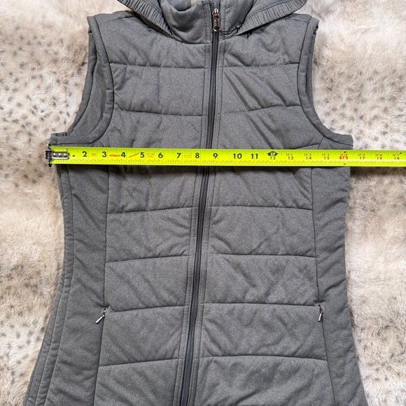 CALIA Gray Women's Hooded Puffer Vest - Size Small - Picture 9 of 15